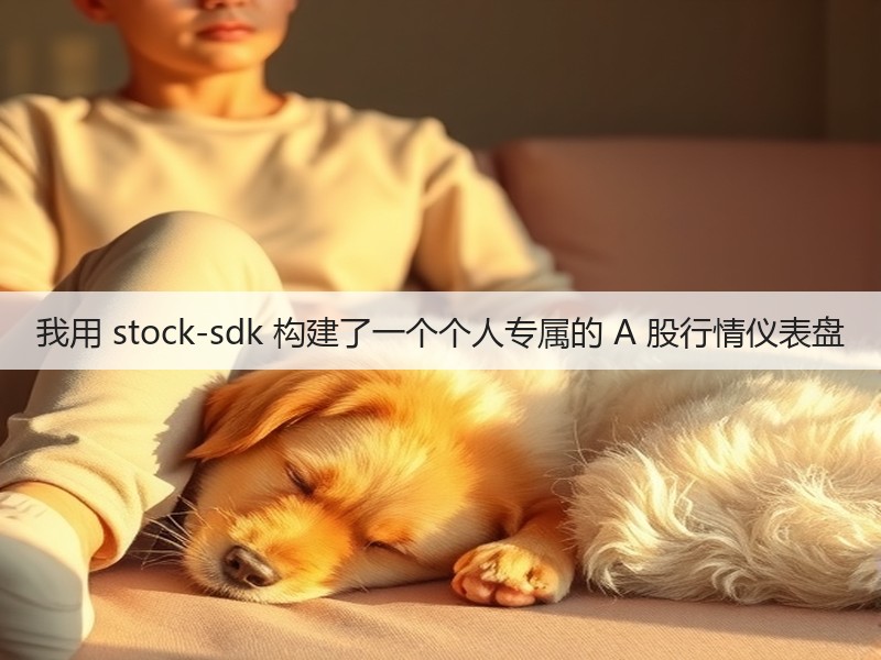 我用 stock-sdk 构建了一个个人专属的 A 股行情仪表盘(图1) 我用 stock-sdk 构建了一个个人专属的 A 股行情仪表盘(图1)