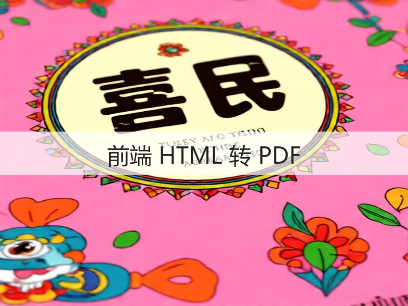 前端 HTML 转 PDF(图3) 前端 HTML 转 PDF(图3)