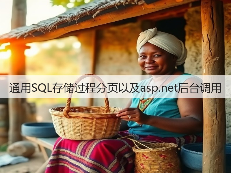 通用SQL存储过程分页以及asp.net后台调用(图3) 通用SQL存储过程分页以及asp.net后台调用(图3)