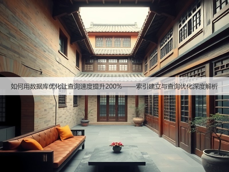 如何用数据库优化让查询速度提升200%——索引建立与查询优化深度解析(图3) 如何用数据库优化让查询速度提升200%——索引建立与查询优化深度解析(图3)
