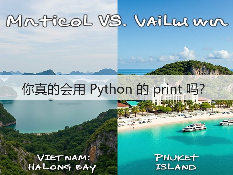 你真的会用 Python 的 print 吗?(图3) 你真的会用 Python 的 print 吗?(图3)