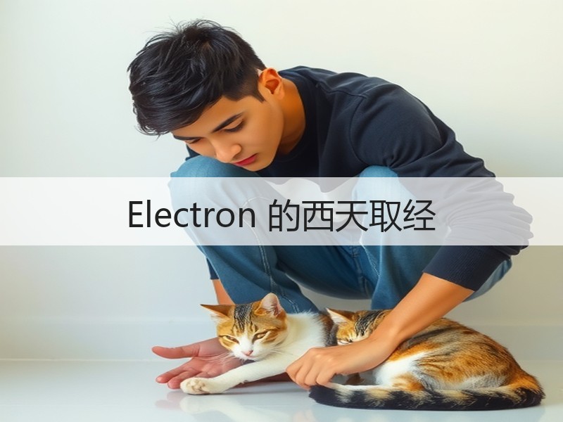 Electron 的西天取经