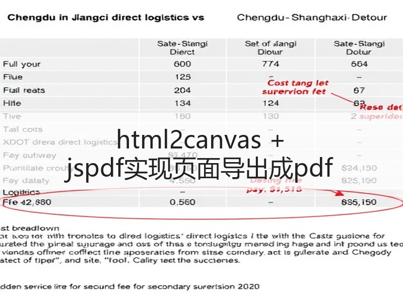 html2canvas + jspdf实现页面导出成pdf