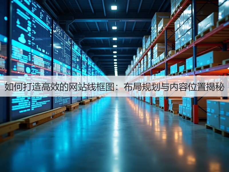 如何打造高效的网站线框图:布局规划与内容位置揭秘(图3) 如何打造高效的网站线框图:布局规划与内容位置揭秘(图3)