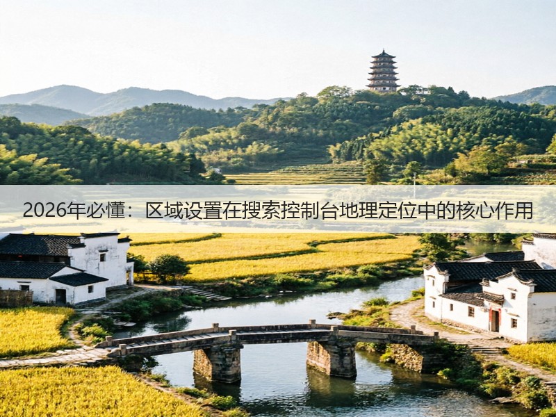 2026年必懂:区域设置在搜索控制台地理定位中的核心作用(图2) 2026年必懂:区域设置在搜索控制台地理定位中的核心作用(图2)