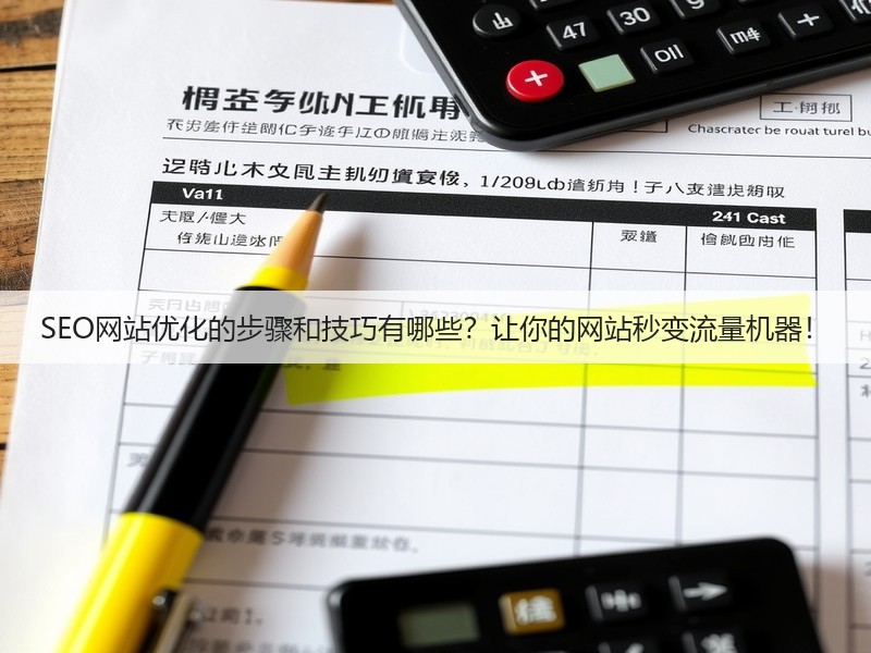 SEO网站优化的步骤和技巧有哪些?让你的网站秒变流量机器!(图2) SEO网站优化的步骤和技巧有哪些?让你的网站秒变流量机器!(图2)