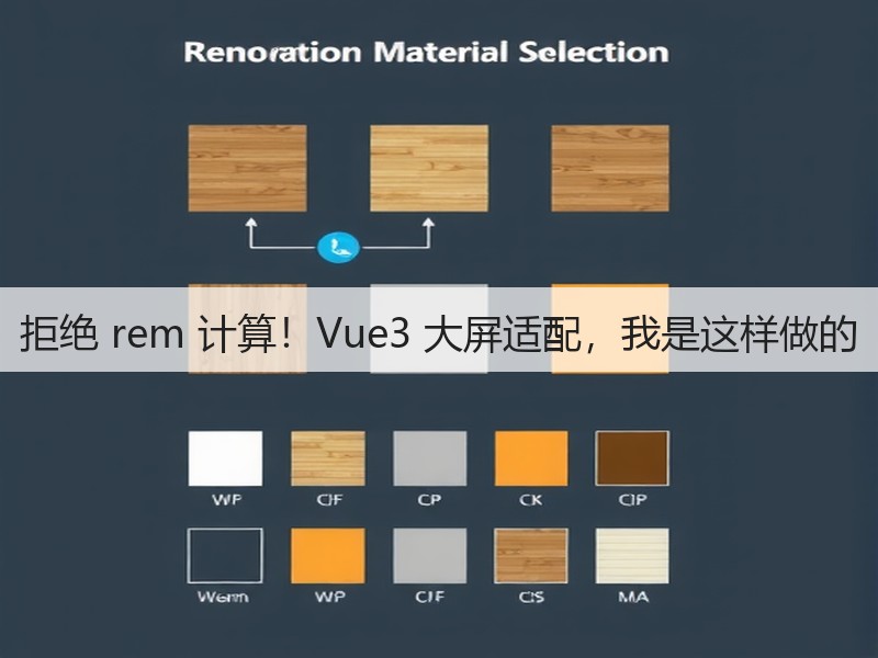 拒绝 rem 计算！Vue3 大屏适配，我是这样做的(图3)