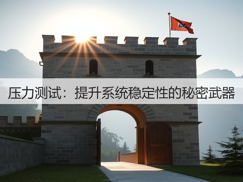 压力测试:提升系统稳定性的秘密武器(图2) 压力测试:提升系统稳定性的秘密武器(图2)