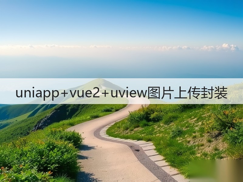 uniapp+vue2+uview图片上传封装(图3) uniapp+vue2+uview图片上传封装(图3)