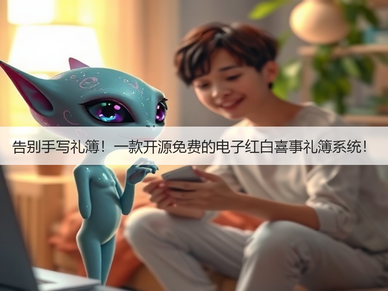 告别手写礼簿！一款开源免费的电子红白喜事礼簿系统！