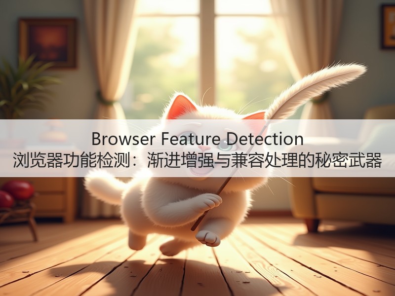 Browser Feature Detection 浏览器功能检测:渐进增强与兼容处理的秘密武器(图3) Browser Feature Detection 浏览器功能检测:渐进增强与兼容处理的秘密武器(图3)