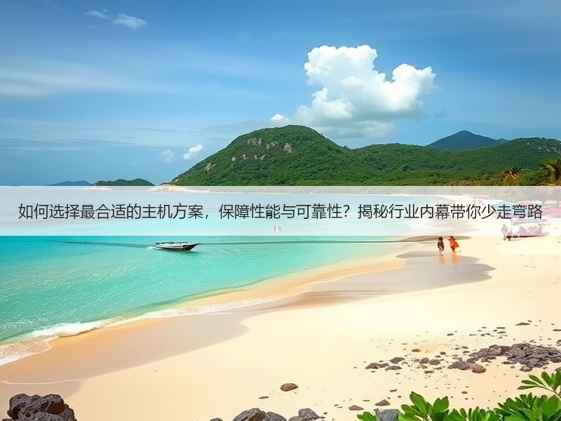 如何选择最合适的主机方案，保障性能与可靠性？揭秘行业内幕带你少走弯路