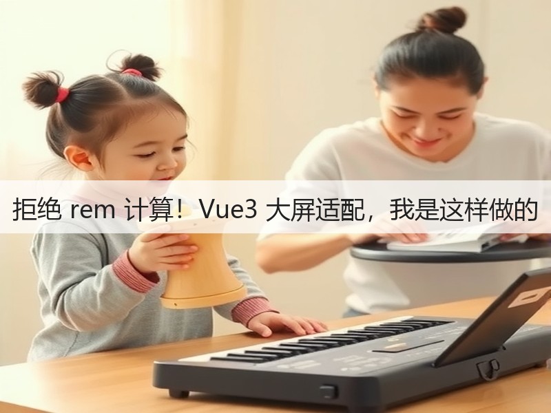 拒绝 rem 计算!Vue3 大屏适配,我是这样做的(图3) 拒绝 rem 计算!Vue3 大屏适配,我是这样做的(图3)