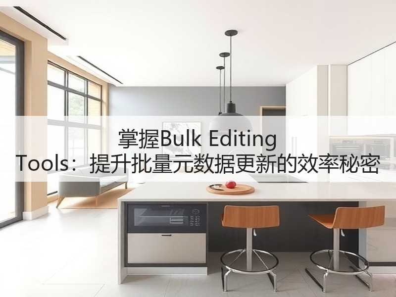 掌握Bulk Editing Tools：提升批量元数据更新的效率秘密(图2)