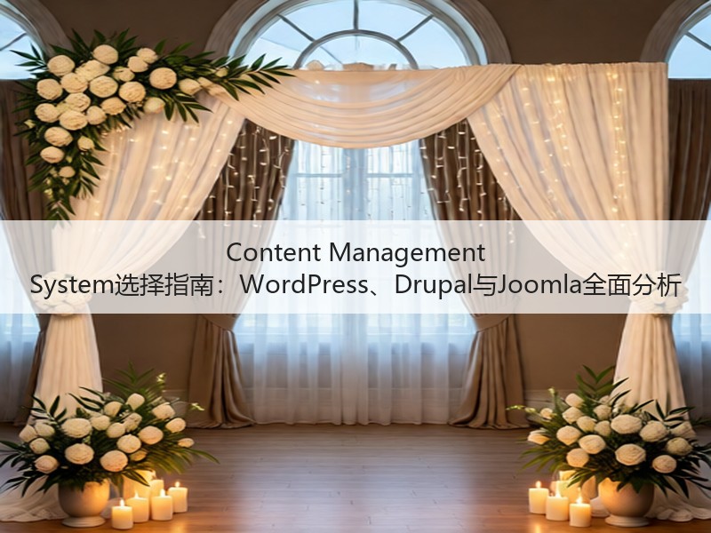 Content Management System选择指南：WordPress、Drupal与Joomla全面分析(图2)
