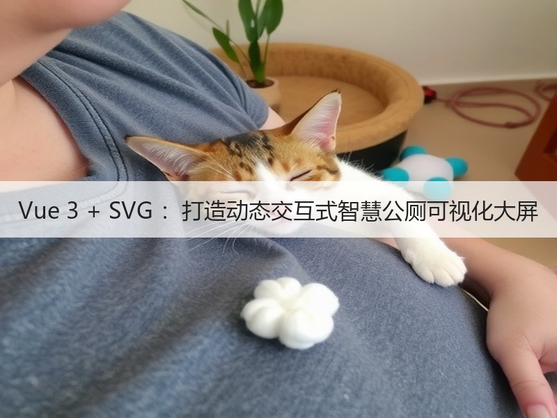 Vue 3 + SVG ：打造动态交互式智慧公厕可视化大屏