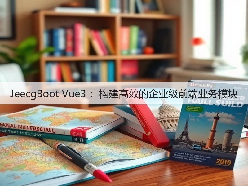 JeecgBoot Vue3 ：构建高效的企业级前端业务模块(图1)