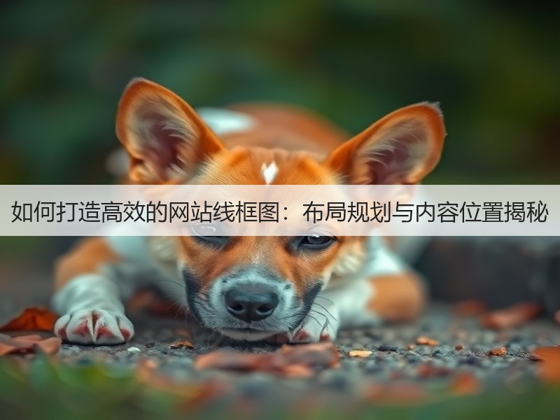 如何打造高效的网站线框图:布局规划与内容位置揭秘(图2) 如何打造高效的网站线框图:布局规划与内容位置揭秘(图2)