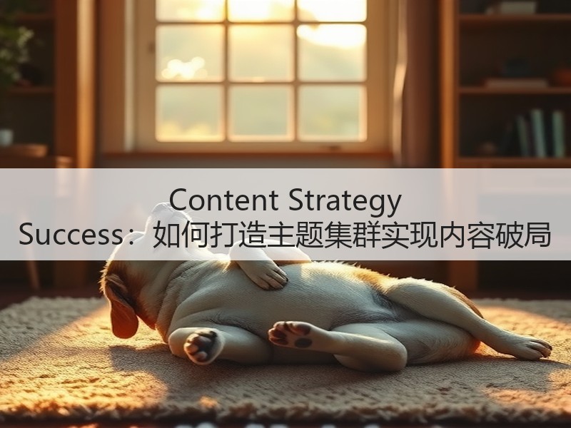 Content Strategy Success：如何打造主题集群实现内容破局(图1)