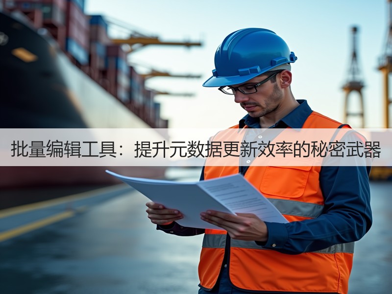 批量编辑工具:提升元数据更新效率的秘密武器(图2) 批量编辑工具:提升元数据更新效率的秘密武器(图2)