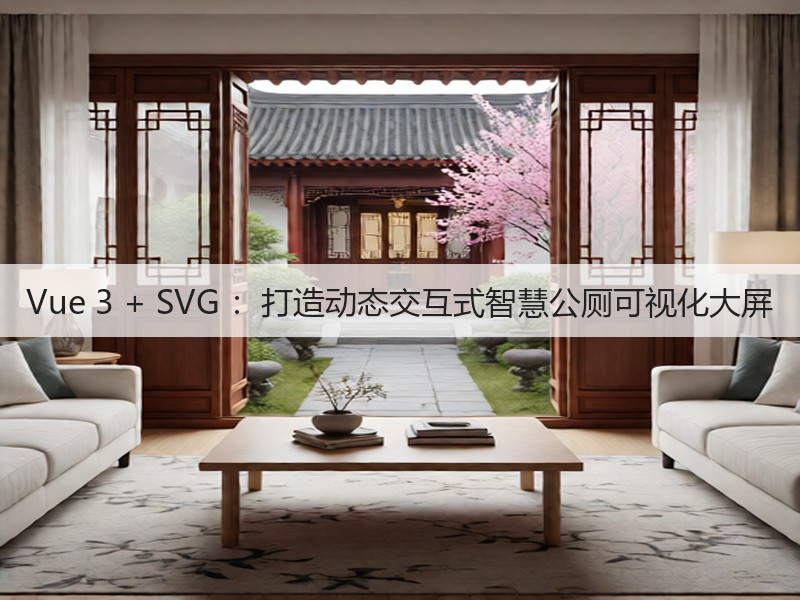 Vue 3 + SVG ：打造动态交互式智慧公厕可视化大屏(图4)