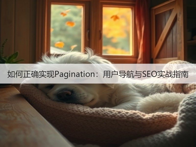 如何正确实现Pagination：用户导航与SEO实战指南