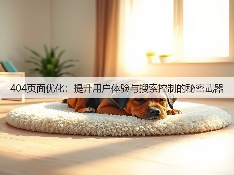 404页面优化：提升用户体验与搜索控制的秘密武器(图2)