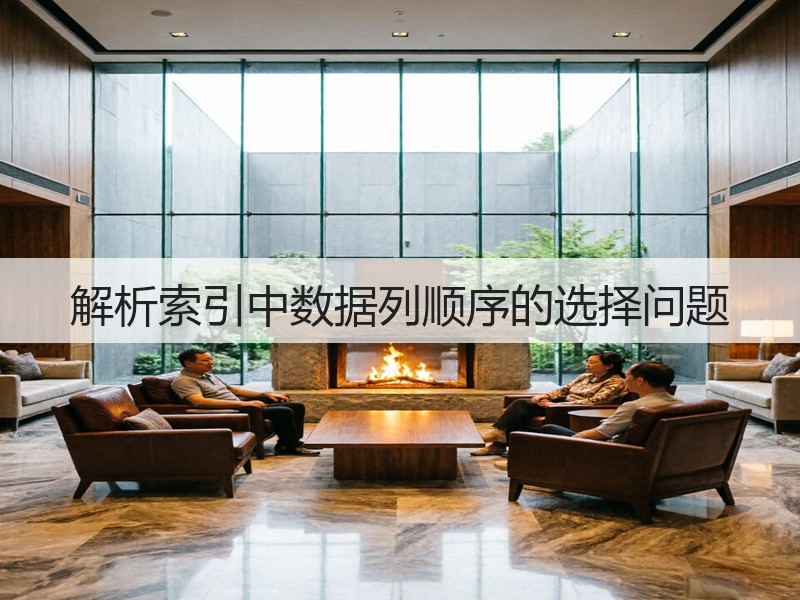 解析索引中数据列顺序的选择问题(图1) 解析索引中数据列顺序的选择问题(图1)