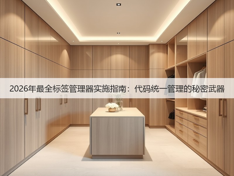 2026年最全标签管理器实施指南:代码统一管理的秘密武器(图3) 2026年最全标签管理器实施指南:代码统一管理的秘密武器(图3)
