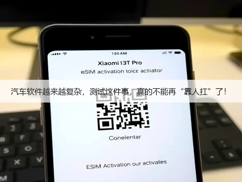 汽车软件越来越复杂，测试这件事，真的不能再“靠人扛”了！