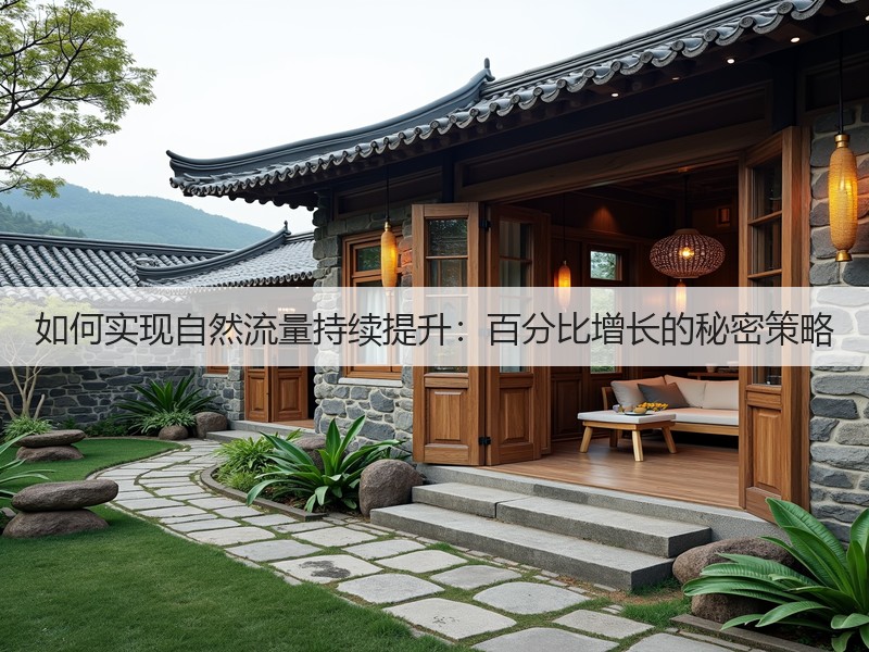 如何实现自然流量持续提升:百分比增长的秘密策略(图2) 如何实现自然流量持续提升:百分比增长的秘密策略(图2)
