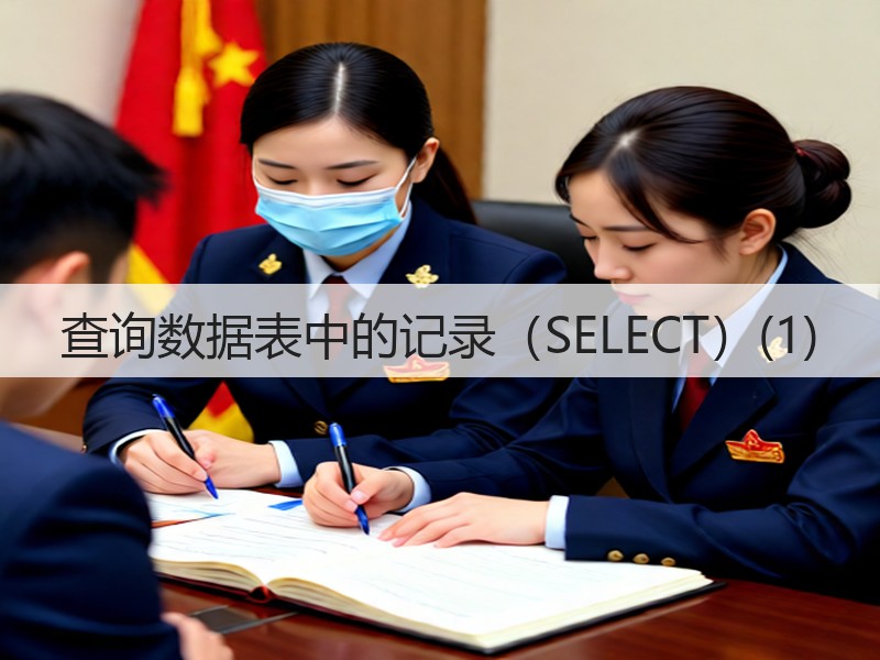 查询数据表中的记录(SELECT)(1)(图2) 查询数据表中的记录(SELECT)(1)(图2)