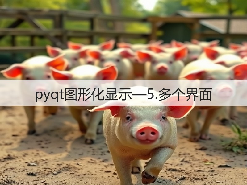 pyqt图形化显示—5.多个界面(图2) pyqt图形化显示—5.多个界面(图2)