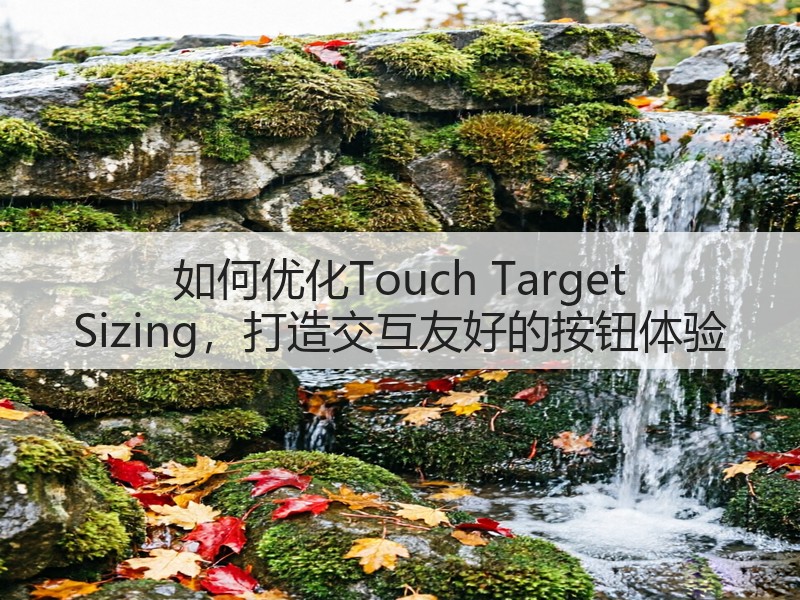 如何优化Touch Target Sizing,打造交互友好的按钮体验(图2) 如何优化Touch Target Sizing,打造交互友好的按钮体验(图2)