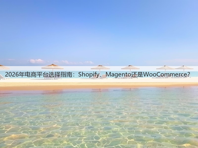 2026年电商平台选择指南：Shopify、Magento还是WooCommerce？(图2)