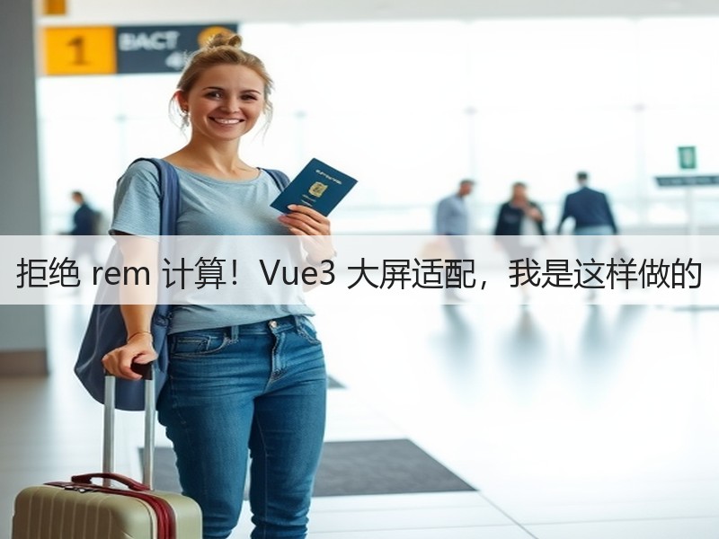 拒绝 rem 计算！Vue3 大屏适配，我是这样做的(图3)