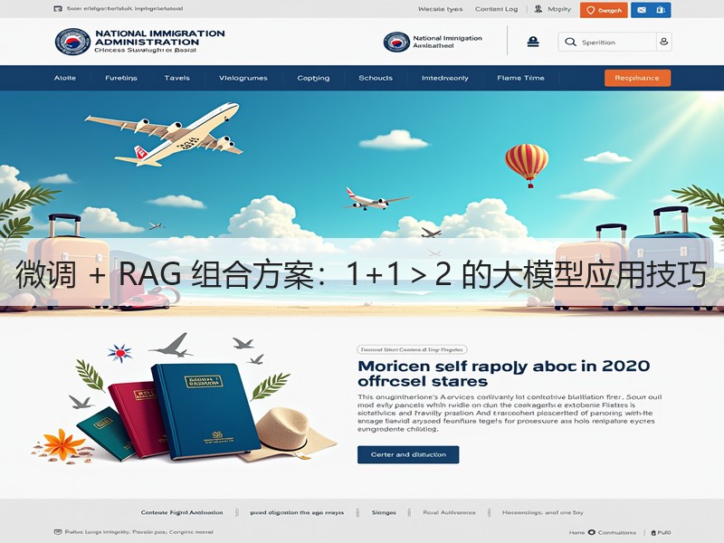 微调 + RAG 组合方案:1+1>2 的大模型应用技巧(图1) 微调 + RAG 组合方案:1+1>2 的大模型应用技巧(图1)