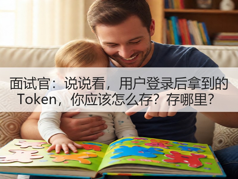 面试官：说说看，用户登录后拿到的 Token，你应该怎么存？存哪里？