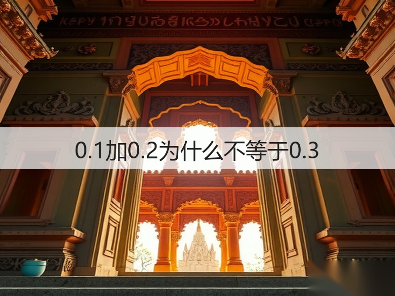 0.1加0.2为什么不等于0.3(图2) 0.1加0.2为什么不等于0.3(图2)