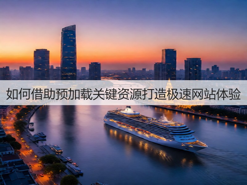 如何借助预加载关键资源打造极速网站体验(图2) 如何借助预加载关键资源打造极速网站体验(图2)