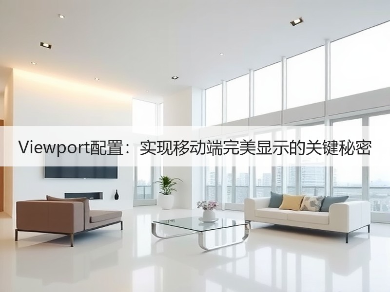 Viewport配置：实现移动端完美显示的关键秘密