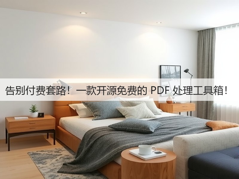 告别付费套路！一款开源免费的 PDF 处理工具箱！(图3)
