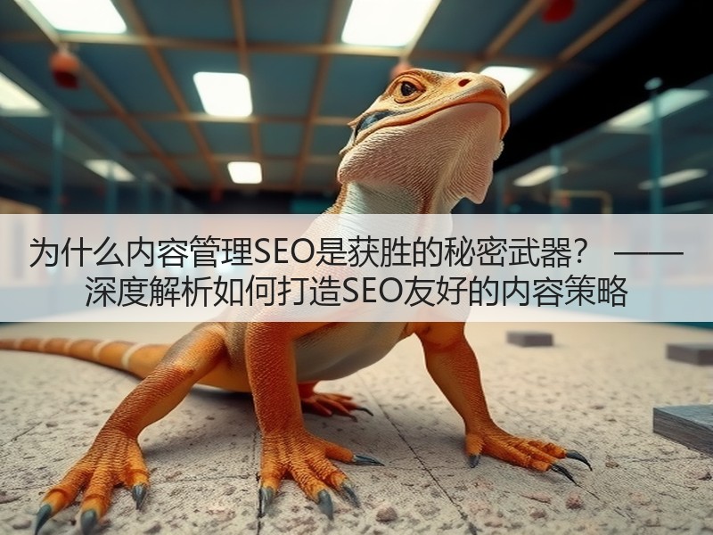 为什么内容管理SEO是获胜的秘密武器？ —— 深度解析如何打造SEO友好的内容策略(图2)