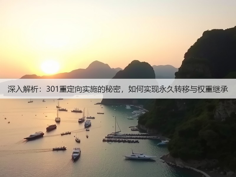 深入解析：301重定向实施的秘密，如何实现永久转移与权重继承(图3)