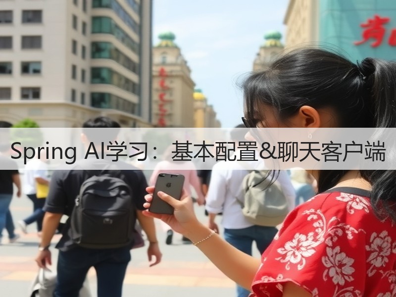 Spring AI学习：基本配置&聊天客户端(图1)