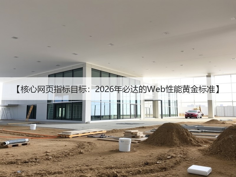 【核心网页指标目标：2026年必达的Web性能黄金标准】