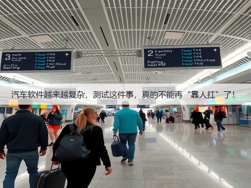 汽车软件越来越复杂,测试这件事,真的不能再“靠人扛”了!(图2) 汽车软件越来越复杂,测试这件事,真的不能再“靠人扛”了!(图2)