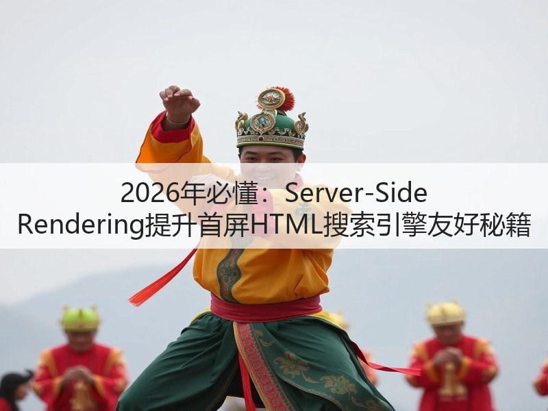 2026年必懂：Server-Side Rendering提升首屏HTML搜索引擎友好秘籍(图3)