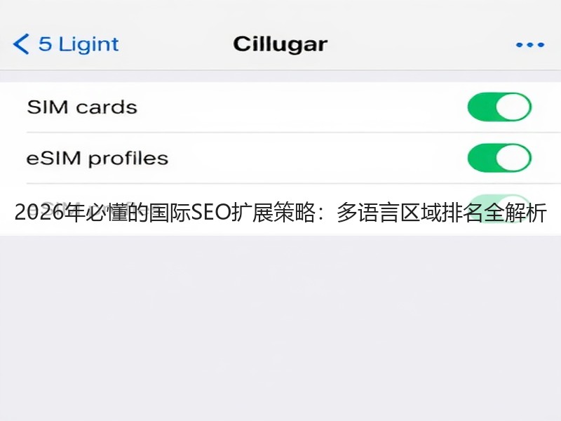 2026年必懂的国际SEO扩展策略:多语言区域排名全解析(图1) 2026年必懂的国际SEO扩展策略:多语言区域排名全解析(图1)