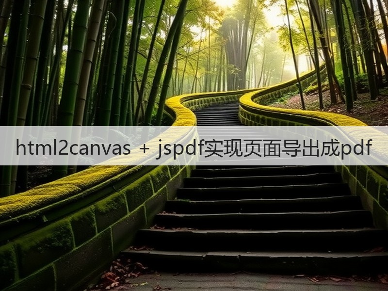 html2canvas + jspdf实现页面导出成pdf(图4) html2canvas + jspdf实现页面导出成pdf(图4)